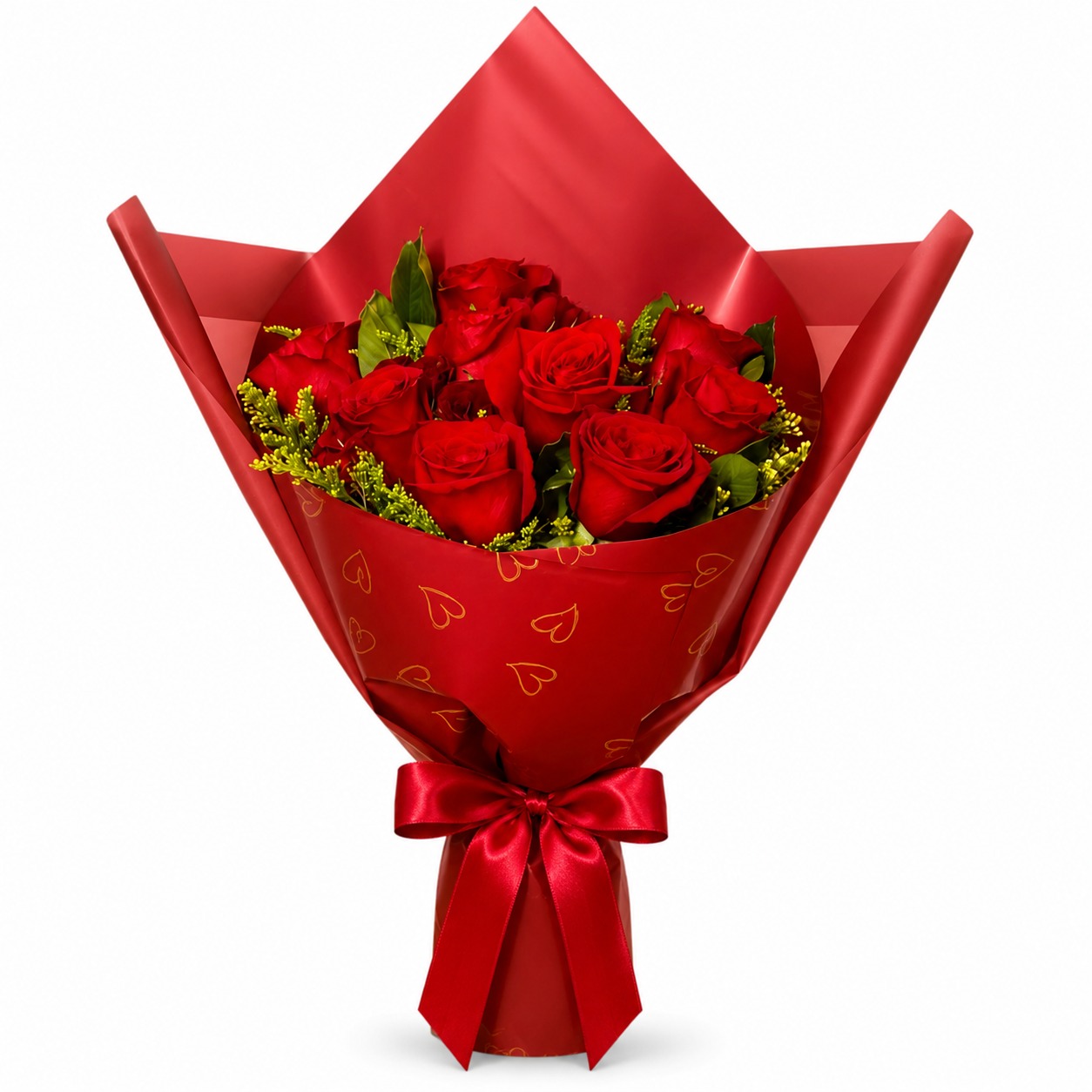 Buqu� 09 Rosas  Vermelhas