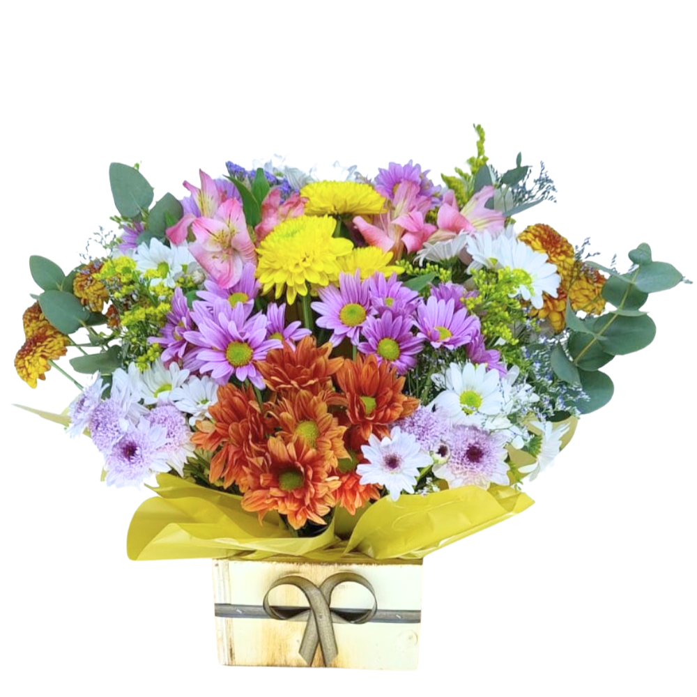 Arranjo Colorido de Flores do Campo